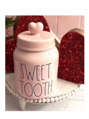NEW Rae Dunn Pink Sweet Tooth Canister